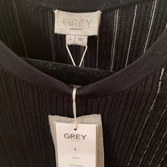 GREY Jason Wu Beaded Knit MIDI Dress - Picture 10 of 11